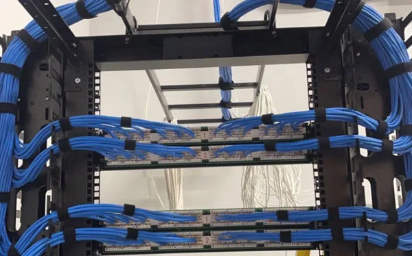 Structured network cabling installed by Laketown Electric