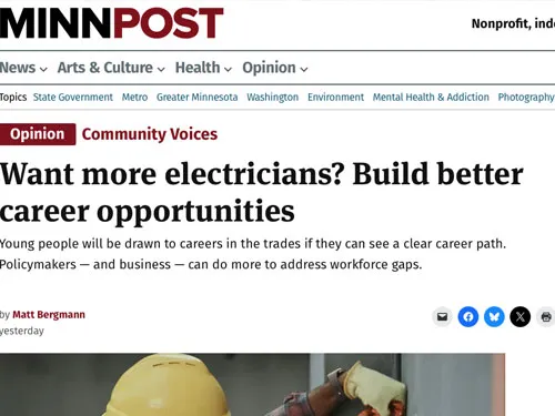 Matt Bergmann's MinnPost community voices piece